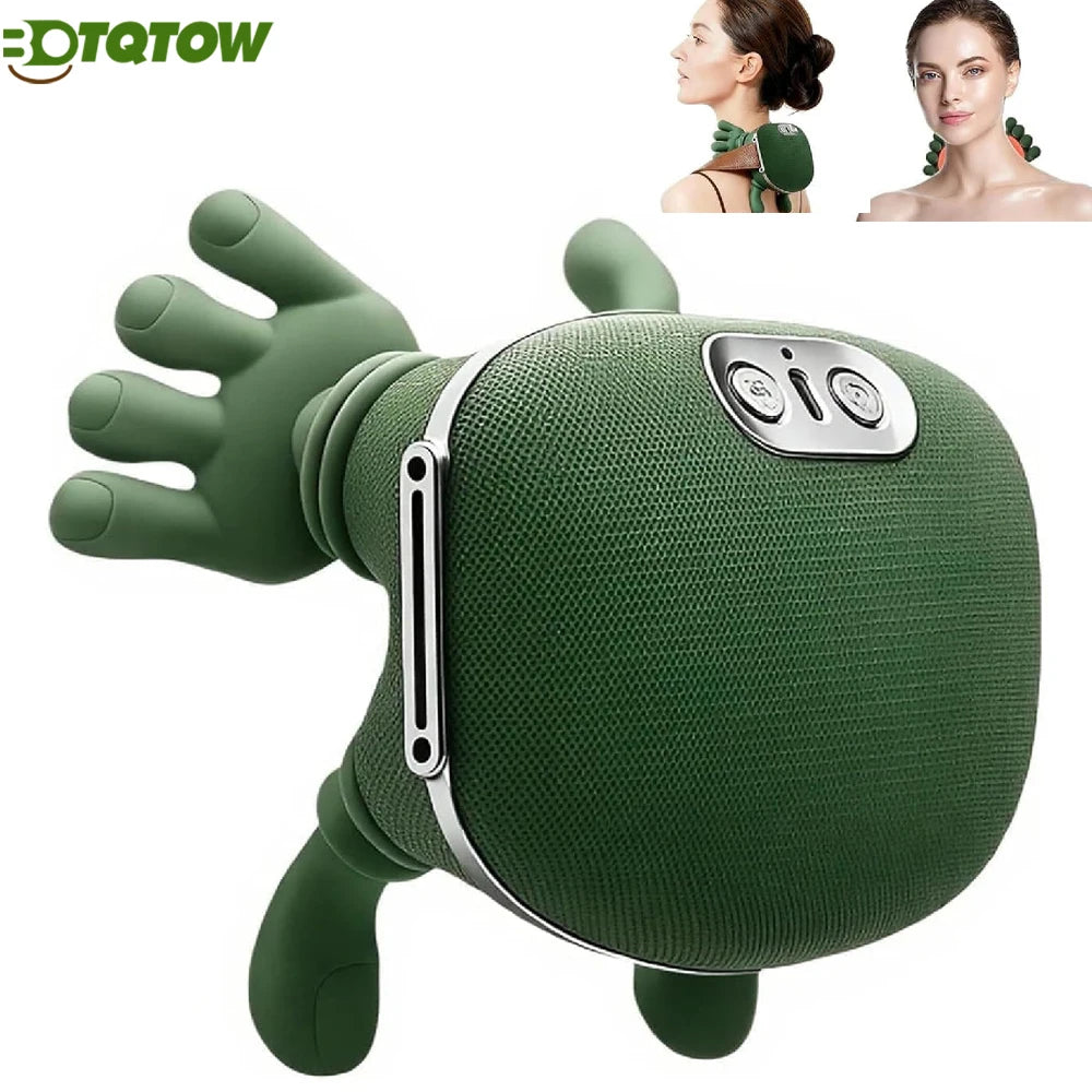 4D Heat Neck & Shoulder Massager delivers a professional-quality massage experience with advanced 4D bionic kneading technology that mimics