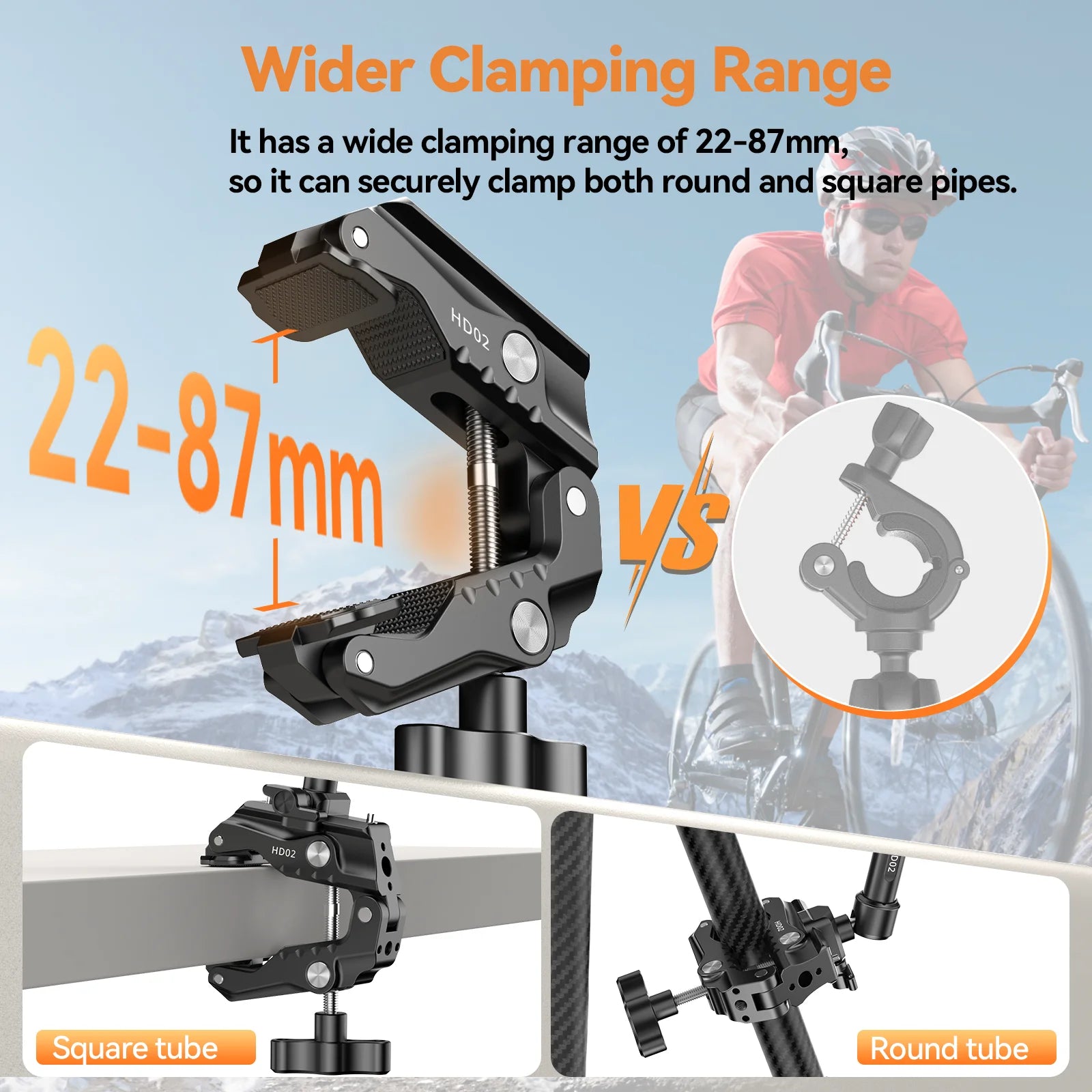 Ulanzi Magic Arm Super Clamp with 360° Mini Ball Head Quick Release Clamp Bracket Tripod Mount 1/4 Screw Clip for DSLR Camera Go