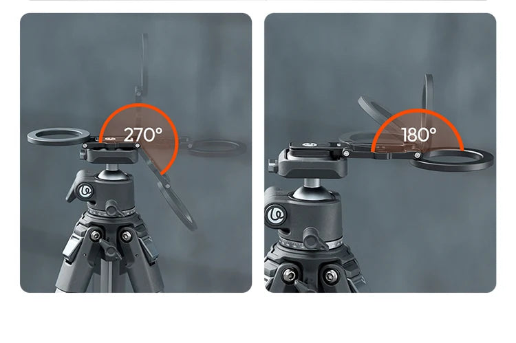 Ulanzi Magnetic Phone Holder Stand Foldable Magnet Clip Clamp Mount for Tripod Bracket Macsafe iPhone 15 14 13 12 Samsung