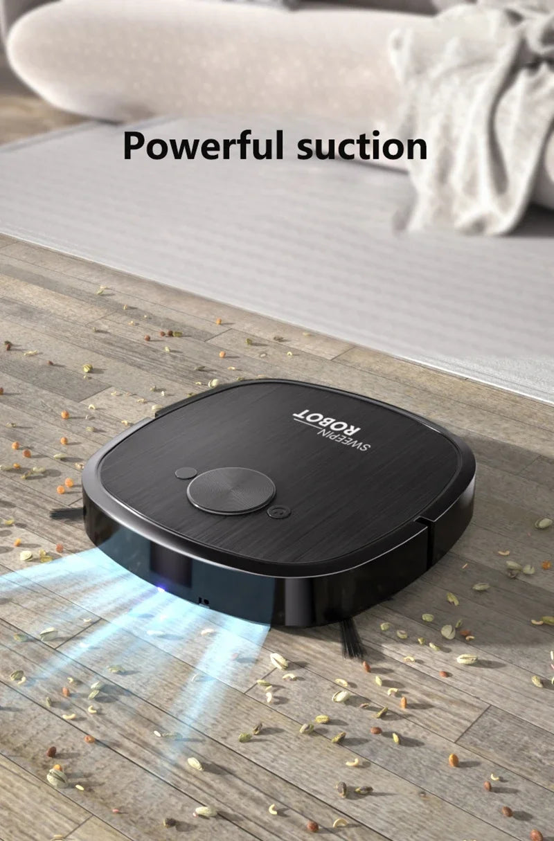 New 3-in-1 Robot Vacuum Cleaner USB Charging Home Fully Automatic Sweep Robot Integrated Sweep suction mopping &Sterilization