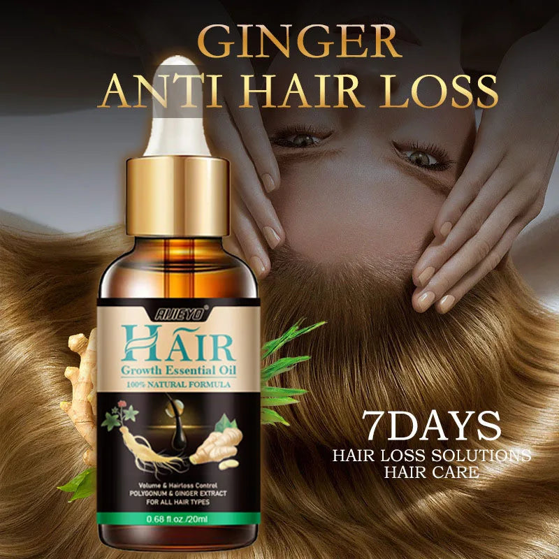 Biotin Fast Hair Growth Oil  Regrowth Serum  Thinning Treatment  c Liquid Anti=- Loss for Women & Men