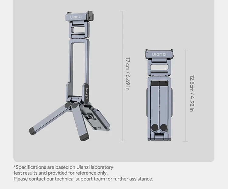Ulanzi Stand Tripod for DJI OSMO Action 6 5 Nano Magnetic Mini Light Weight Mantis Hook Desktop Action Camera Accessories