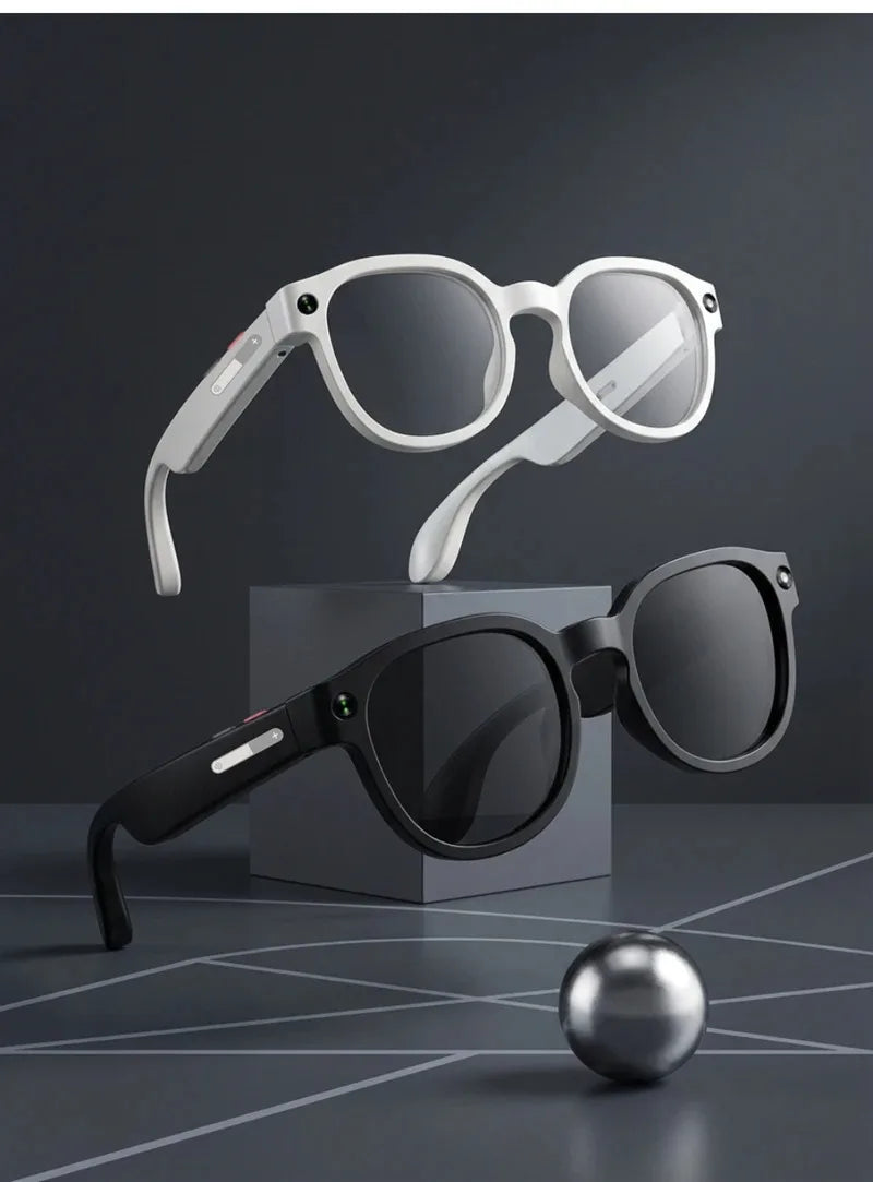 AI Smart Glasses  8MP HD Camera 4K Shooting