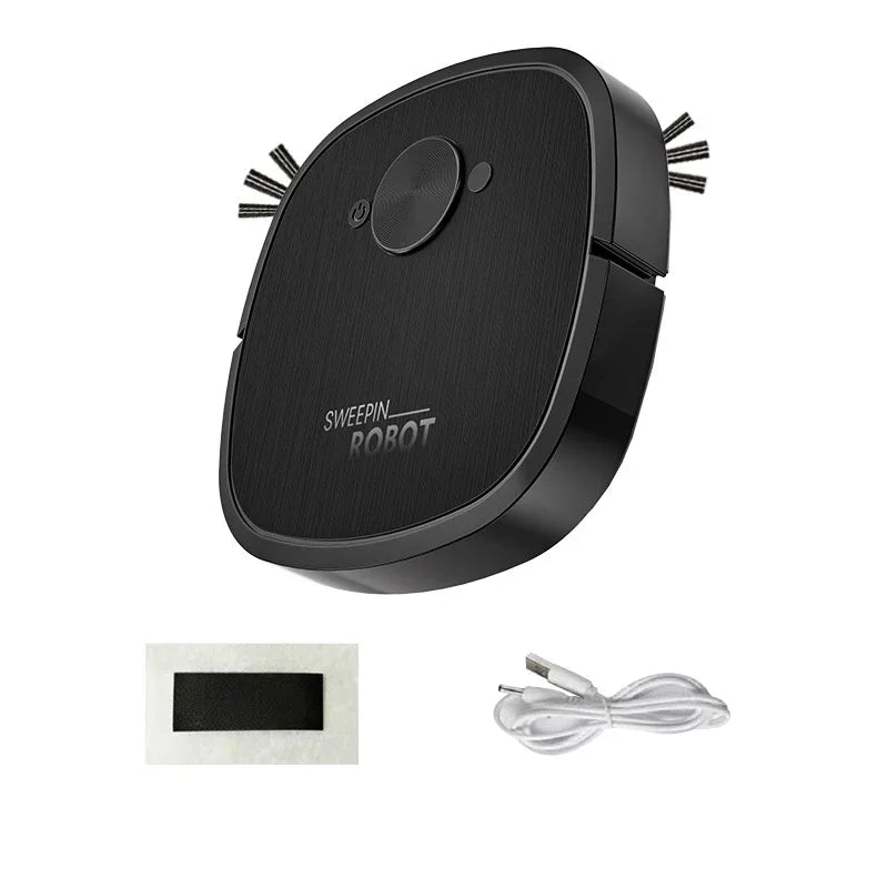 New 3-in-1 Robot Vacuum Cleaner USB Charging Home Fully Automatic Sweep Robot Integrated Sweep suction mopping &Sterilization