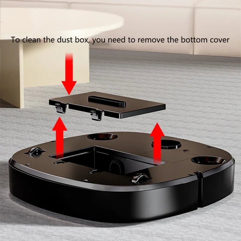 New 3-in-1 Robot Vacuum Cleaner USB Charging Home Fully Automatic Sweep Robot Integrated Sweep suction mopping &Sterilization