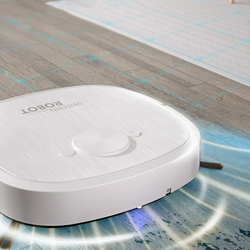 New 3-in-1 Robot Vacuum Cleaner USB Charging Home Fully Automatic Sweep Robot Integrated Sweep suction mopping &Sterilization