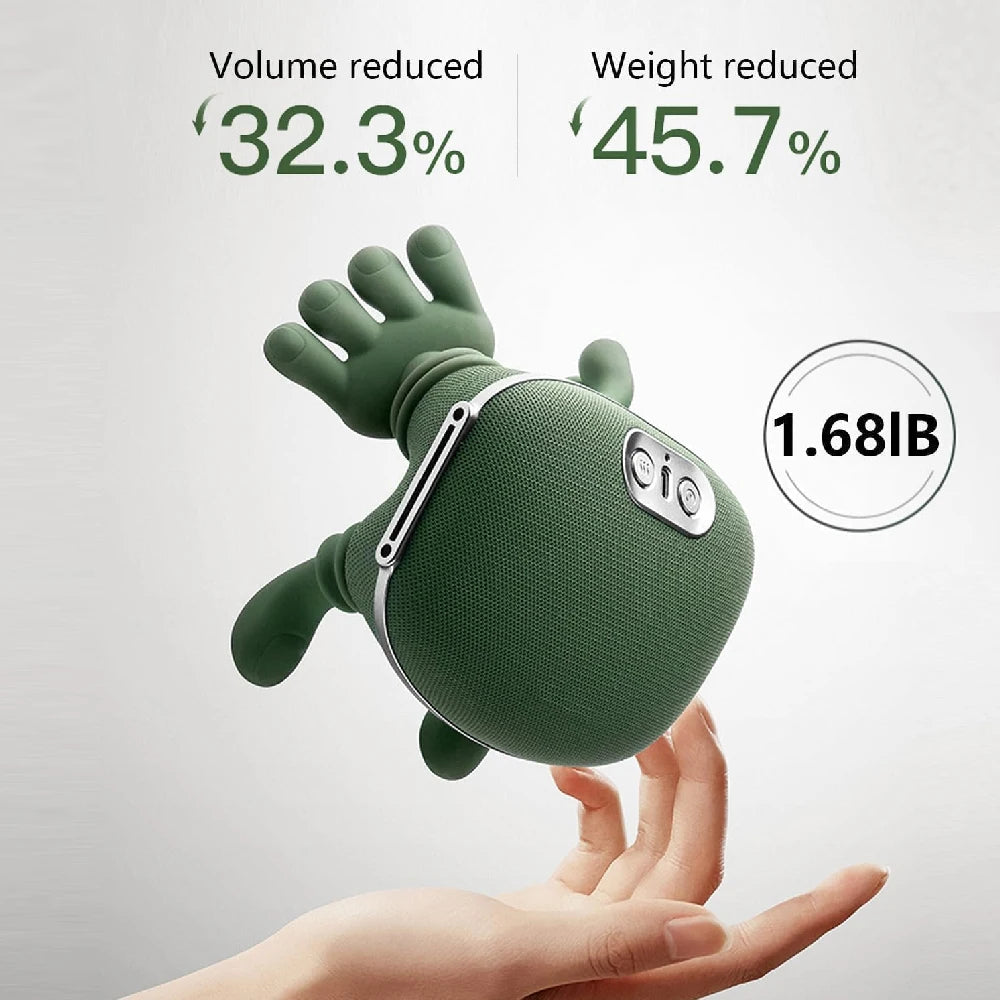 4D Heat Neck & Shoulder Massager delivers a professional-quality massage experience with advanced 4D bionic kneading technology that mimics
