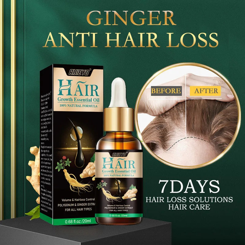 Biotin Fast Hair Growth Oil  Regrowth Serum  Thinning Treatment  c Liquid Anti=- Loss for Women & Men