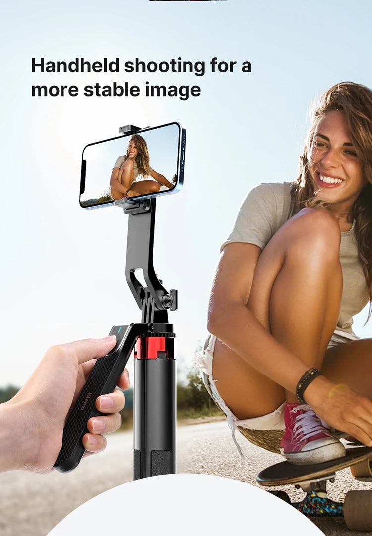 Ulanzi MA09 1.8m Selfie Stick Tripod for iPhone 16 15 Android Phone with Remote Control Panoramic Ball head Holder U200 VL49 Kit