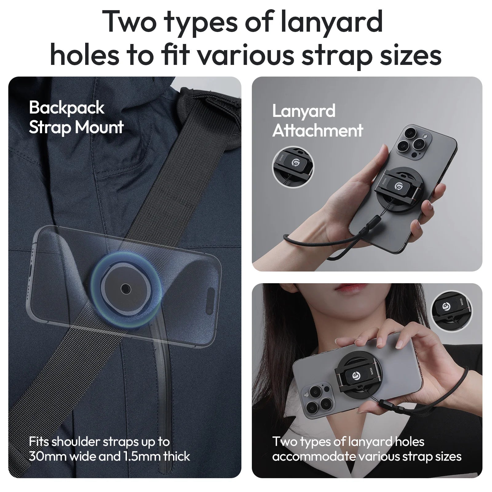 Ulanzi Magnetic Phone Holder Stand Foldable Magnet Clip Clamp Mount for Tripod Bracket Macsafe iPhone 15 14 13 12 Samsung
