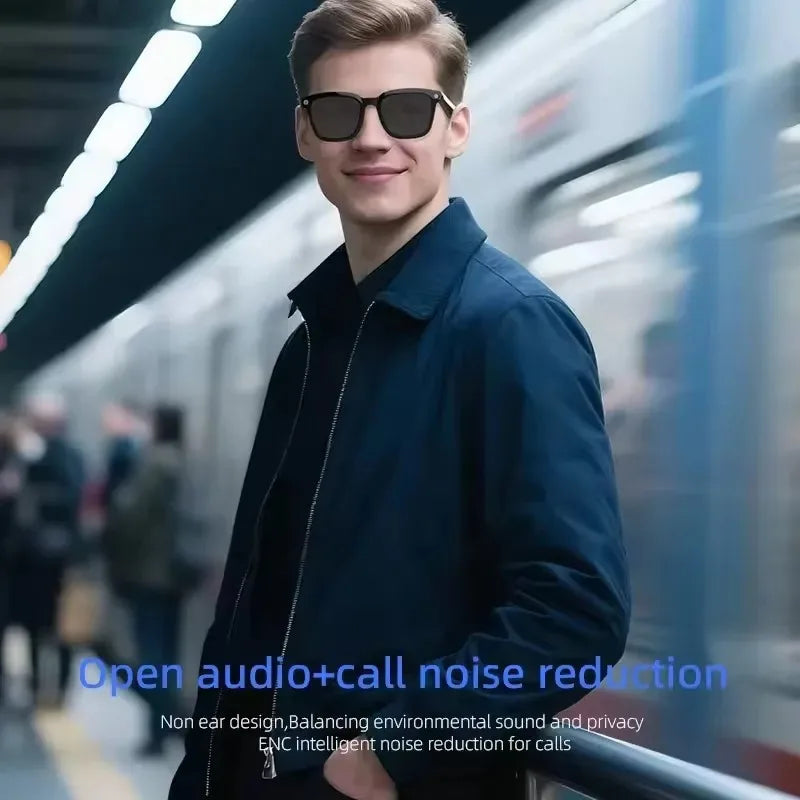 AI Smart Glasses  8MP HD Camera 4K Shooting