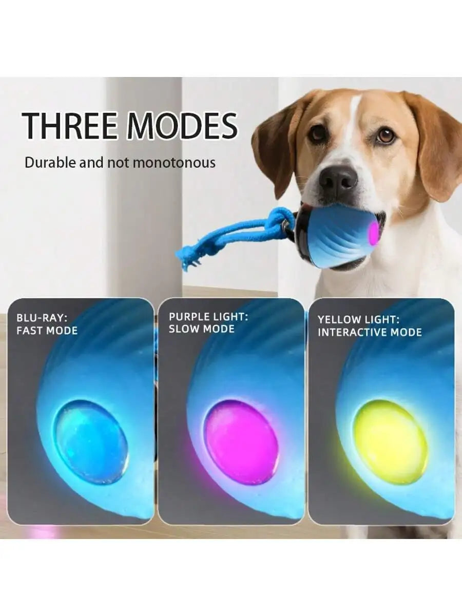 Electric Waterproof Jumping Ball Toy For Dogs, Chew Resistant Self Entertaining Interactive Pet Toy