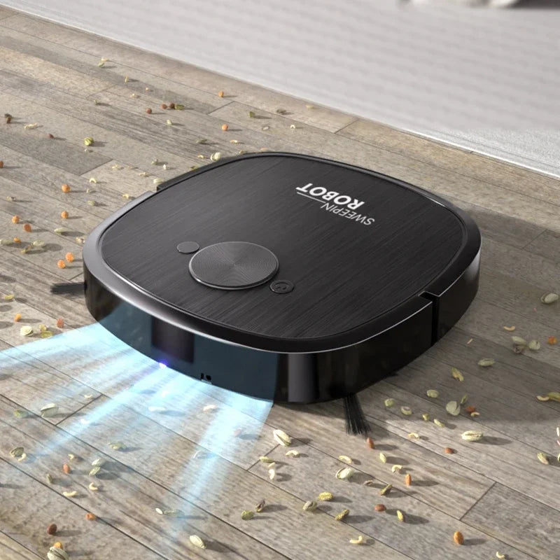 New 3-in-1 Robot Vacuum Cleaner USB Charging Home Fully Automatic Sweep Robot Integrated Sweep suction mopping &Sterilization