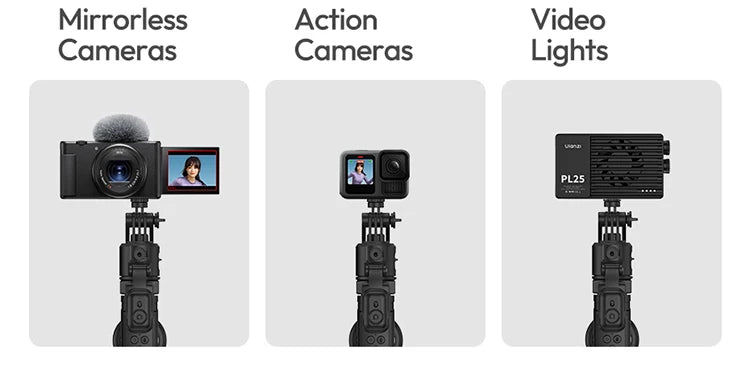 Ulanzi Magnetic Auto-Tracking Selfie Stick Tripod Compact Foldable Control Al-Powered Focus 360°Auto Smart Face Tracking