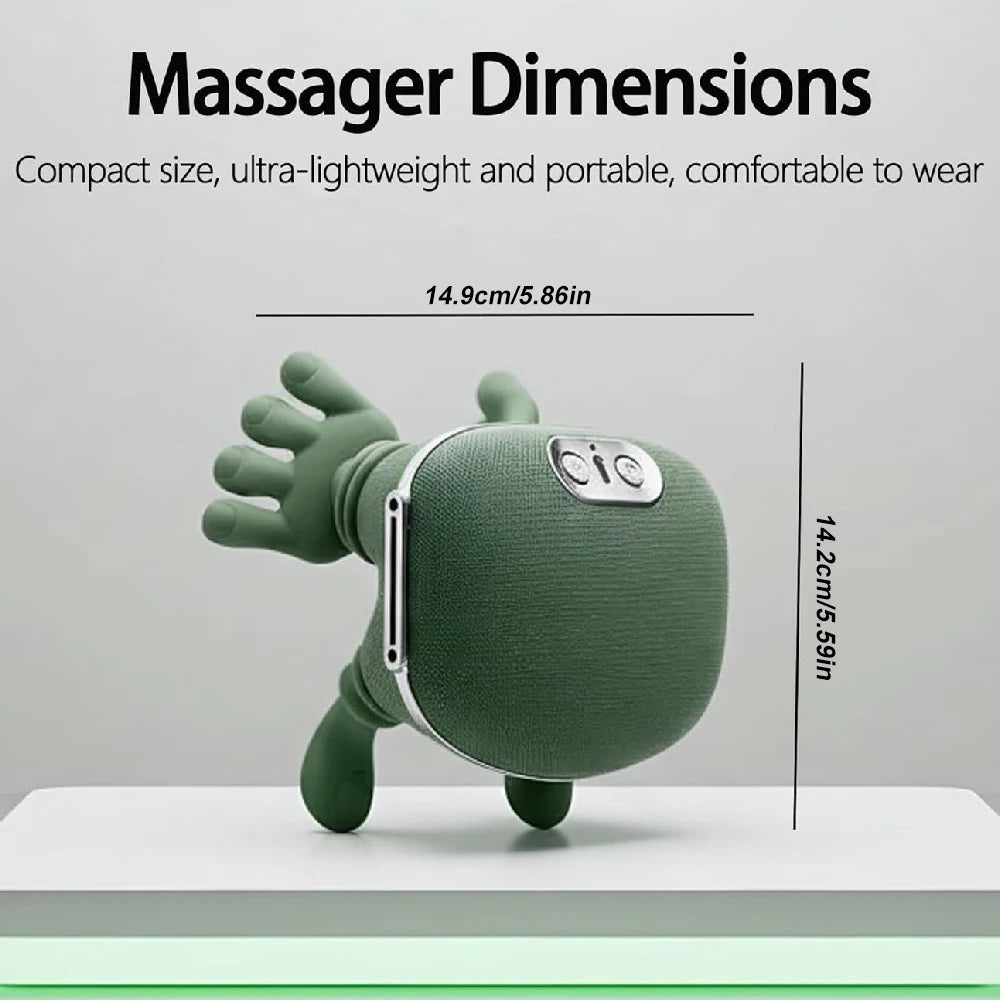 4D Heat Neck & Shoulder Massager delivers a professional-quality massage experience with advanced 4D bionic kneading technology that mimics